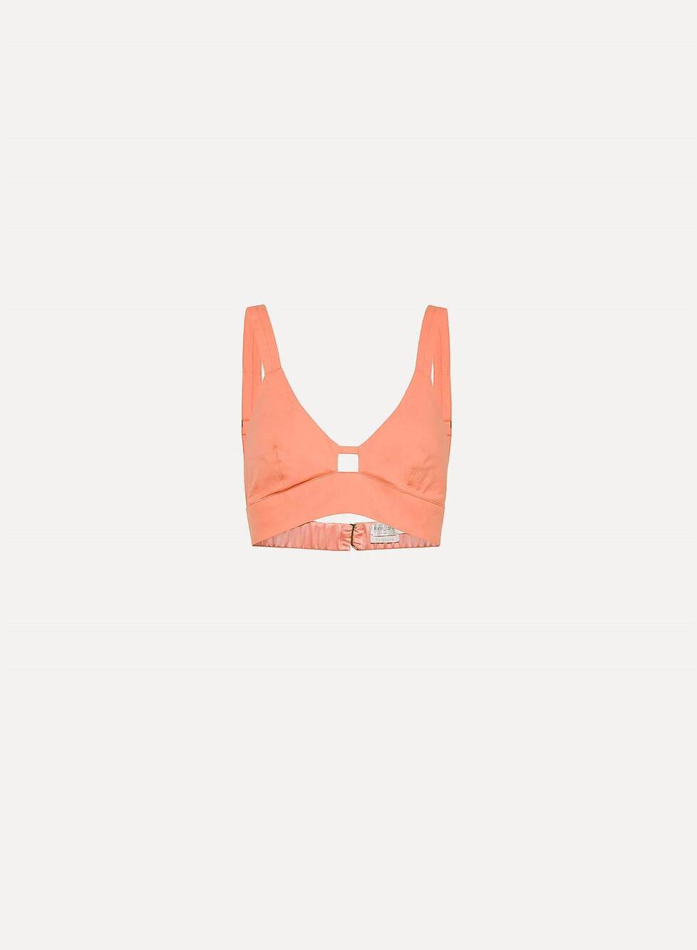 NEW FORTE FORTE women's bijou bralette in orange